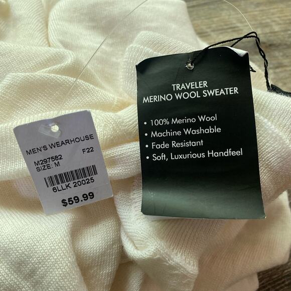 Jos.A Bank Traveler Merino Wool Sweater - Picture 8 of 9